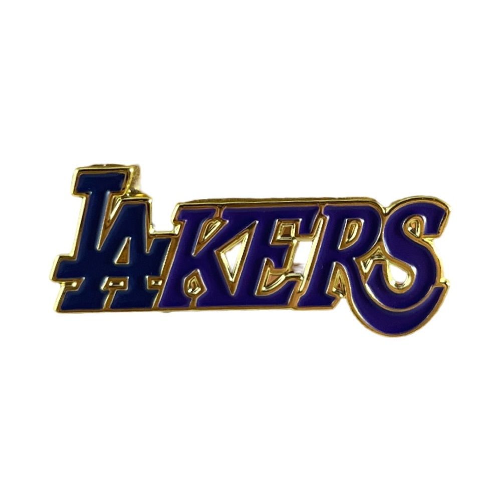 LA Dodgers Lakers Logo Pin